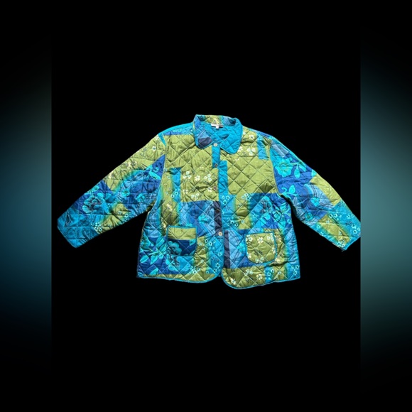 ✨Studio Woman quilted jacket with patchwork design✨ - Picture 1 of 6
